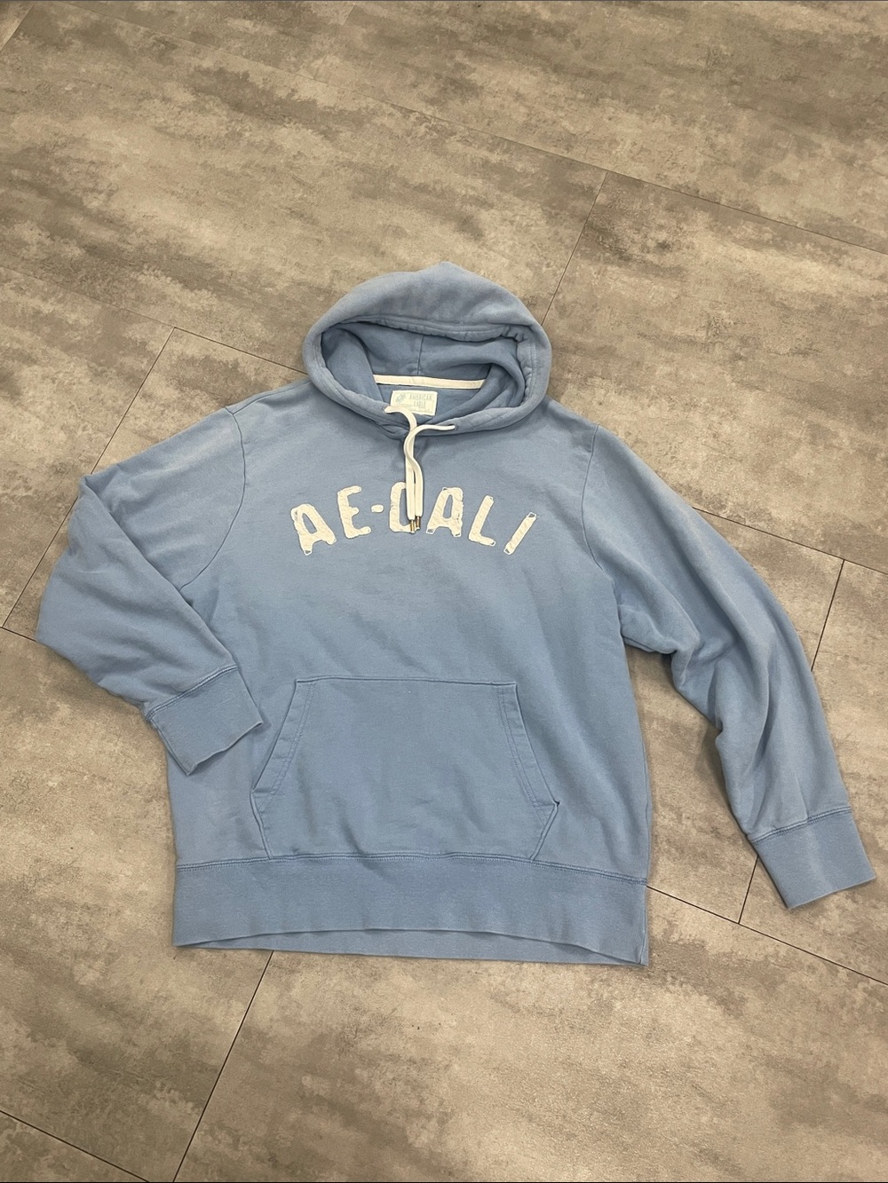 Size XL extra large, American Eagle bonfire distressed hoodie